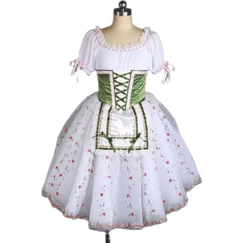 Short Sleeve Puffy Tutu Ballet Dress for Girls & Women Dance Costume Performance Romantic Tutus Custom Professional Tutu B21048