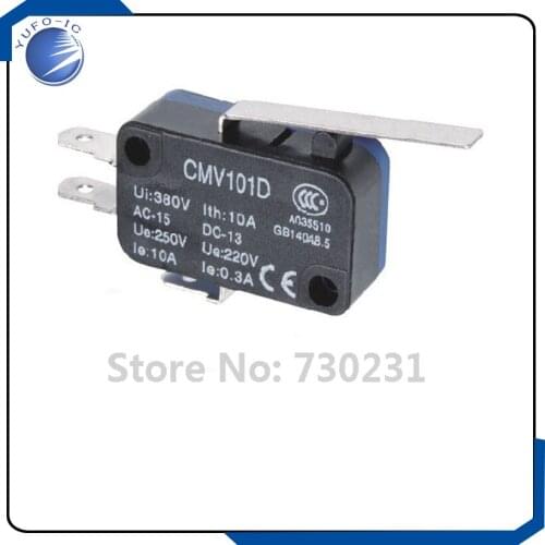 Free Shipping 5Pcs Micro Switch Microswitch CMV101D V-162-1C25 With Long CS10N021C2 hym