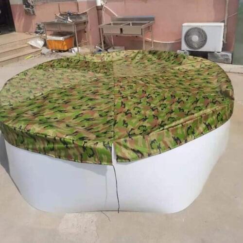 210D Oxford Swimming Pool Cover Round Summer Waterproof Pool Tub Dust Outdoor Pool Rainproof Dust Cover Insulated Pool Cover