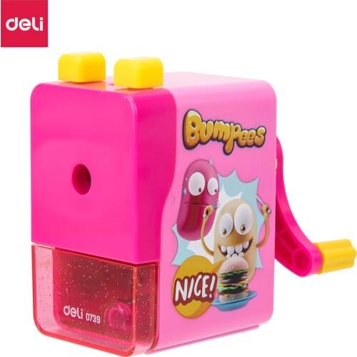 DELI E0739 Rotary pencil sharpener pencil cutter Mechanical sharpener knife smooth sharpening school accessories stationery