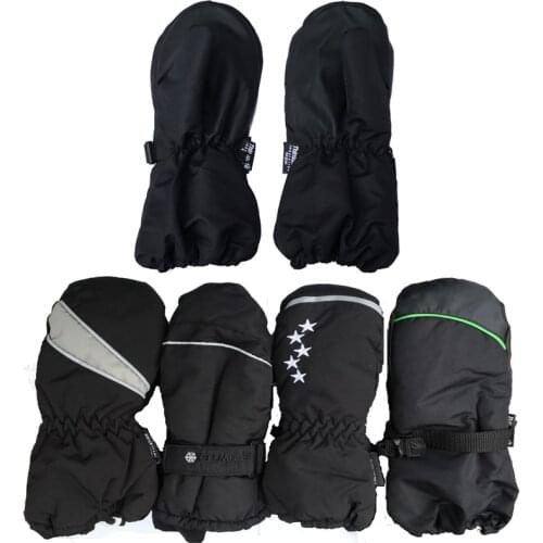 3-10 year old childrens ski gloves, thick, windproof, warm, 30 colors to choose from（Package with half price