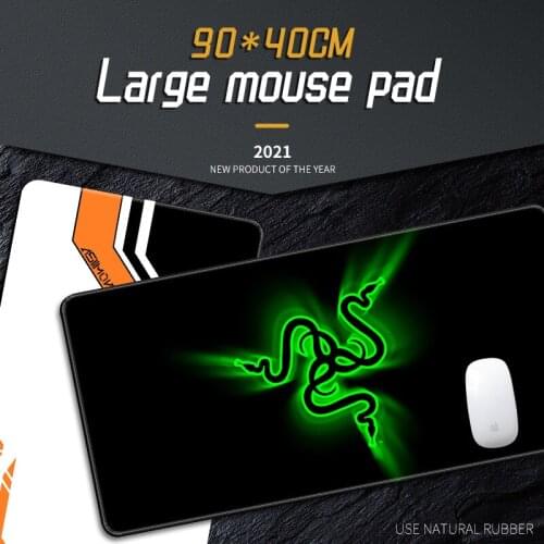 DIY Large Mouse Pad Game Mouse Mat 90cm Keyboard Pad Rubber Game Accessories Lock Edge Mouse Mat Thickened Anti Slip Table Pad