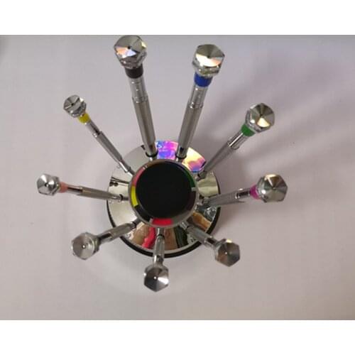 FRANCE WATCHMAKERS ERGONOMIC 9 PIECE SCREWDRIVER SET slot type screwdriver TO repair the watch 0.6-3.0mm