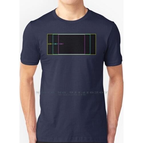 Aspect Ratio T Shirt 100% Pure Cotton Aspect Ratio Cinema Film Filmmaking Cinematography Frame Movies Film Production