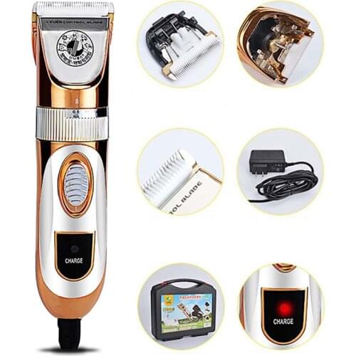 Low Noise Dog Hair Clipper High Quality Cat Hair Trimmer with Cord Rechargeable Electric Pet Hair Clipper Dog Scissors