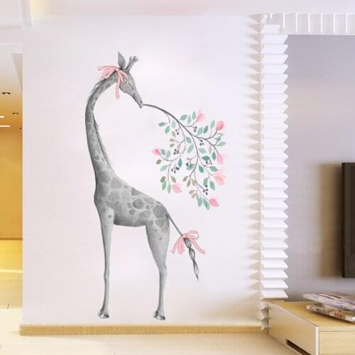 Fashion Wall Sticker Bedroom Warm Small Fresh Stickers Living Room Room Bedside Decoration Self-adhesive Home Decor Modern