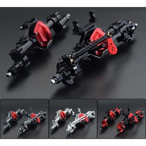 1:10 scale Aluminum Alloy Front and Rear Portal Axle Set for 1/10 RC Rock Crawler Car Axial Wraith 90074 RR10 SCX10 Redcat