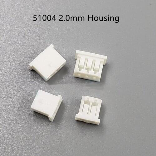 51004 2.0mm Connector Male Plug Plastic Shell Housing 2/3/4/5/6/7/8/9/10P