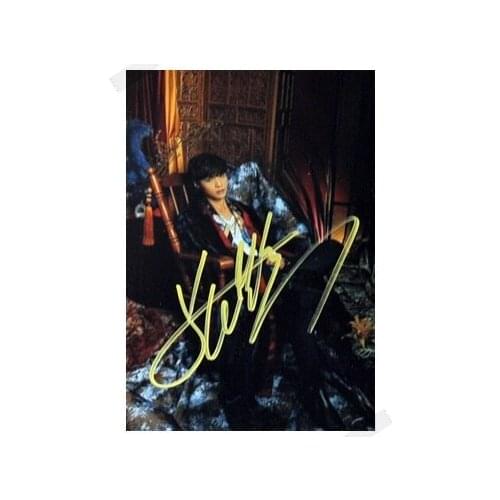 Signed EXO LAY autographed photo K-POP 6 inches free shipping 102017B