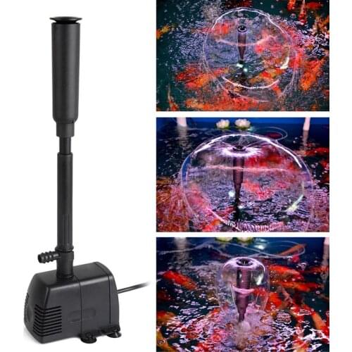 220V Submersible Aquarium Water Pump Sunsun Waterfall Fountain Maker Pump For Garden Pond Mini Oxygen Circulation Pump 8/16/22W