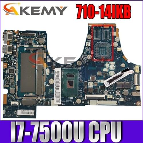 Applicable to YOGA 710-14IKB notebook motherboard I7-7500U UMA FRU 5B20M14146 5B20M14148