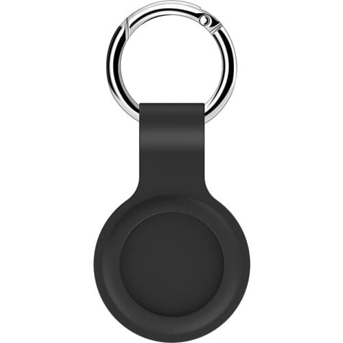 Suitable For Apple Airtag Silicone Protective Sleeve Anti-lost Location Tracker Silicone Protective Sleeve Metal Ring Buckle