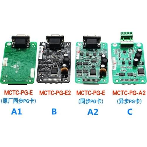 MCTC-PG-A2 MCTC-PG-E MCTC-PG-E2 STRUSTESC Elevator Synchronous/Asynchronous PG Card