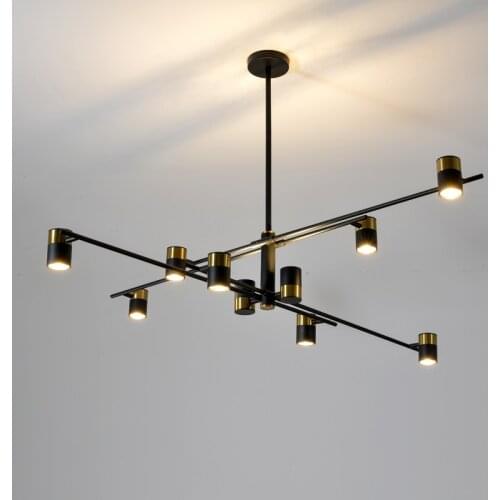 Nordic simple living room lamp light luxury creative bedroom dining room lamp chandelier