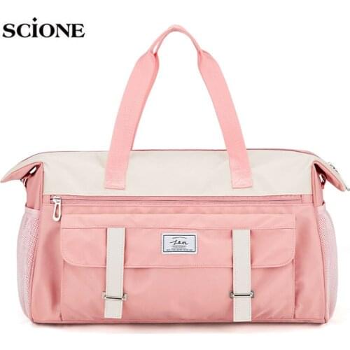 Gym Bag Dry And Wet Separation Waterproof Sport Bag For Fitness Training Yoga Bags Multiple Pocket Large Capacity X153A