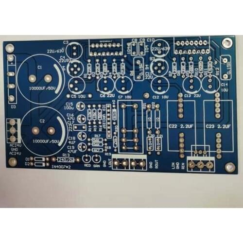 TDA7293 7294 2.0 Channel With Horn Protection Stereo Sound Audio Power Amplifier Circuit PCB Empty Board Black Blue Color