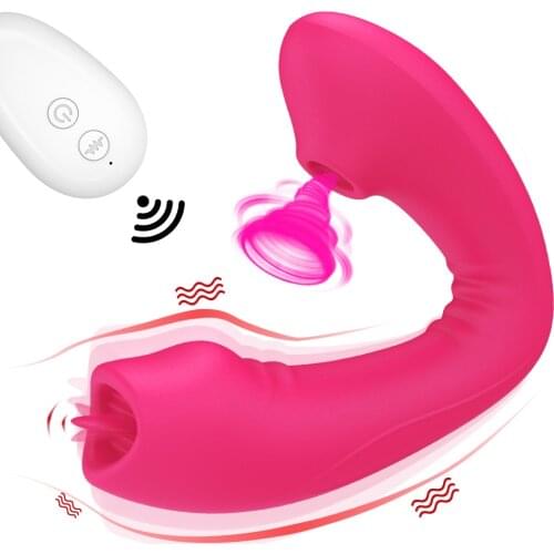 Vagina Sucking Vibrator 10 Speed Vibrating Oral Sex Suction Magic Wand Clitoris Stimulator Sex Toys for Adult Woman Masturbation