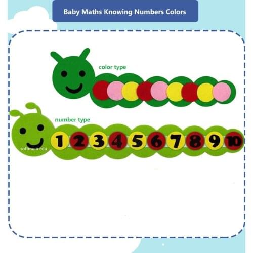 2pc DIY Baby Mathematics Learning Toys children numbers colors manual educational Toy Montessori Teaching Aid Kids STEM products