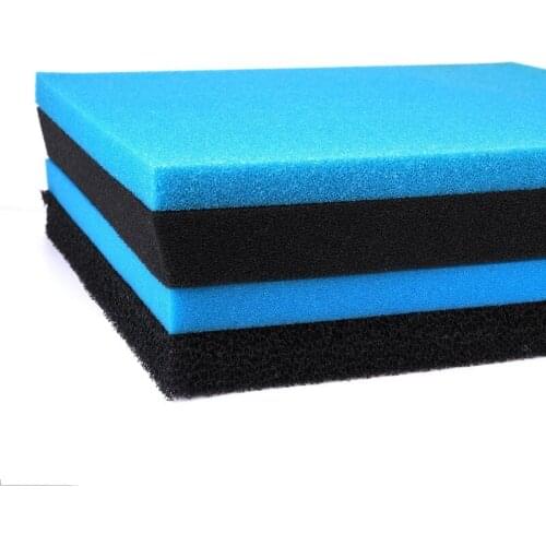 Aquarium Filter Biochemical Decoration Cotton Sponge Fish Tank Pond Black Foam Sponge Tank 25PPI Filter Accessories Middle Pore