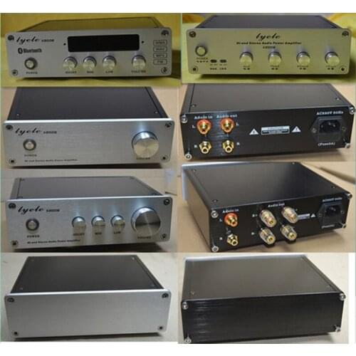 KYYSLB 203*60*169MM Mini Aluminum DAC Preamp Amplifier Chassis Box House DIY Enclosure with Feet Screws Amplifier Case Shell