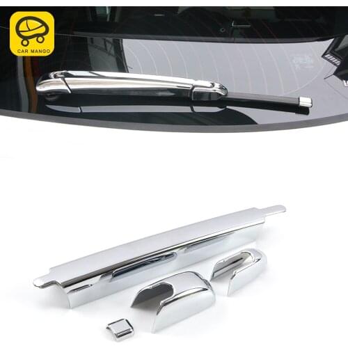 CarManGo Car Accessories Rear Windshield Water Wiper Cover Chrome Trim Sticker Frame Decoration for Jaguar E-Pace X540 2017-2020