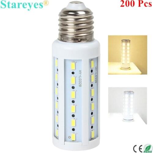 Free shipping 200 Pcs 12W SMD 5630 5730 42 LED E27 E14 B22 Corn Bulb Light Maize desk Lamp LED spotlight Lamp lighting Light
