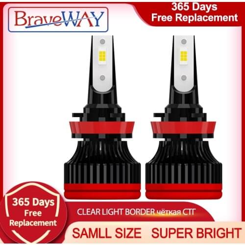 BraveWAY NEW! LED Car Headlight Bulbs H1 H4 H7 H11/H16(JP) 9005/HB3 9006/HB4 H3 Fog Lights H7 LED CANBUS 12V 60W 6000K 20000LM