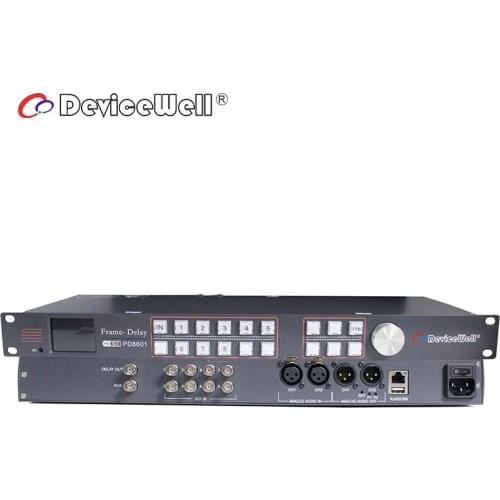 DeviceWell PD8601 8 Channel SDI Input 2 Channel SDI Output AV Audio Video Delayer