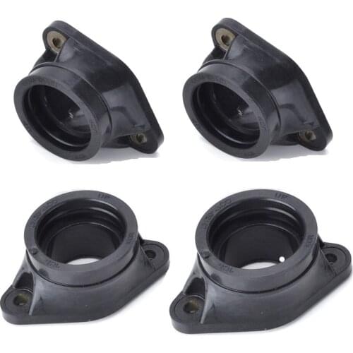4pc Motorcycle Carburetor Carb Intake Manifold Joint Boot for Suzuki GSX750F Katana GR78A 1990-1998 GSX R750 GSXR750 GR77A 89-90