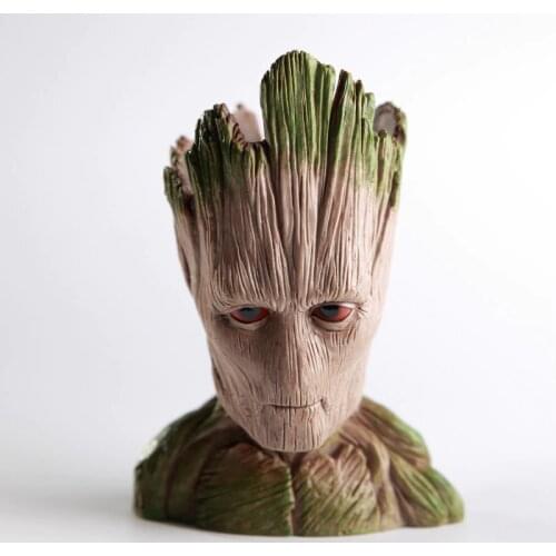 Groot Flowerpot Flower Pot Planter Tree Man Cute Model Toy Pen Pot Holder Plants Pot Flowerpot Action Figures Toy for gift