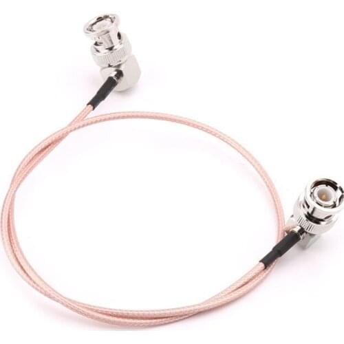 BNC Male Elbow To BNC Male Elbow RG316 Pigtail Cable RF Coaxial Cables Camera Video Signal SDI Transmission Line