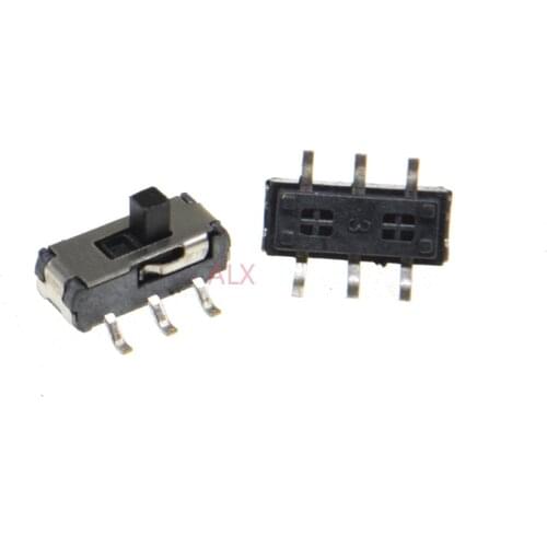 20PCS mini smd smt MSS22D18 TOGGLE switch 6pin 2P2T on/OFF Slide Switches For DVD