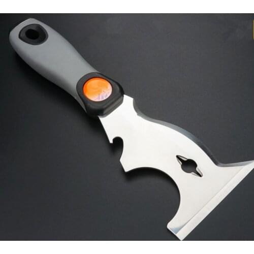 Multifunction 6 in1 Putty Knife 225mm Scraper Paint Tool Plastic Handle High Quality Hand Tools