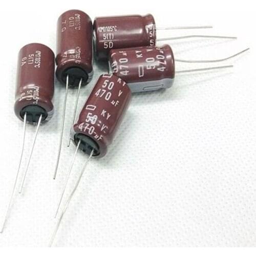 CAP Switching US 50V 470UF Size 13*20 mm NIPPONCHEMI-CON High frequency low resistance new and original