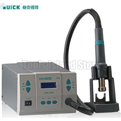 QUICK 861DW heat gun 1000W lead-free hot air desoldering station microcomputer temperature Hot Air control Rework Station