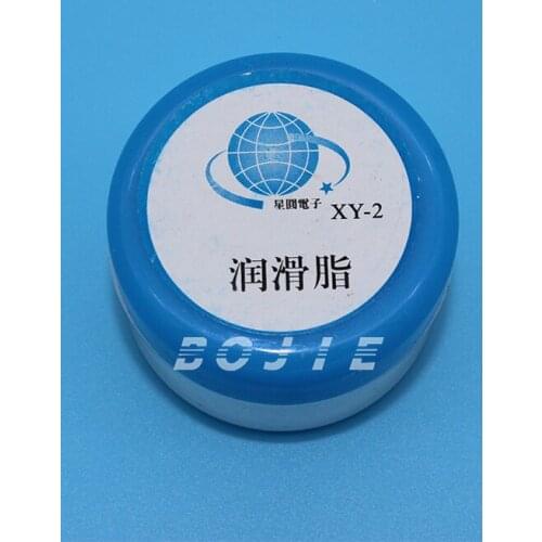 Lubricating synthetic grease oil for solvent printer slider guide rail