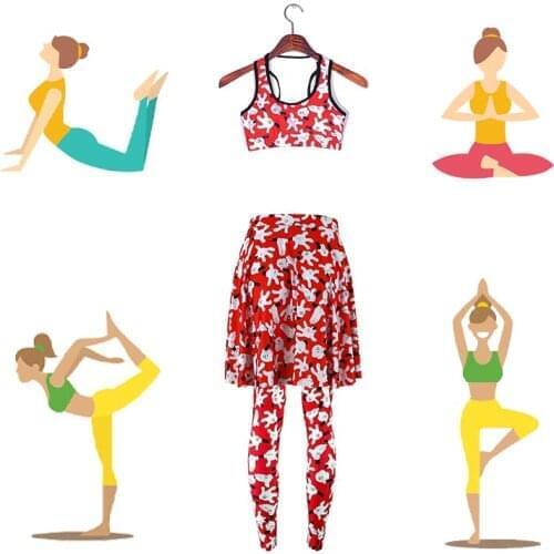 Disney Mickey sports leggings bra sexy women Elasticity hip pants Vest Half skirt Breathable Fitness Zumba Yoga briefs clothes