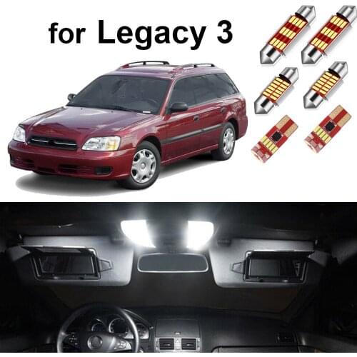 Canbus LED Interior Light Kit For Subaru Legacy 3 BE BE5 BE9 BH BH5 BH9 Sedan Wagon 2000-2003 Car Reading Room Map Lamp