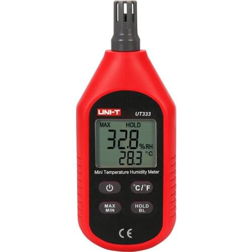 UNI-T UT333 Mini Temperature Humidity Meter LCD DIsplay