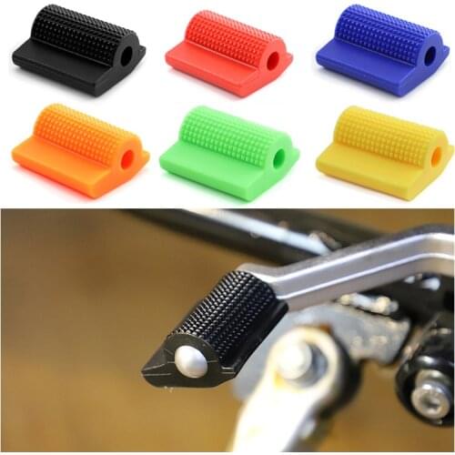 Universal Six Color Motorcycle Shift Gear Lever Pedal Rubber Cover Shoe Protector Foot Peg Toe Gel for Yamaha Mt 07 Etc Model