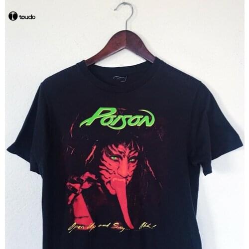 Poison Open Up And Say Ahh T Shirt Vintage Gift For Men Women Funny Tee