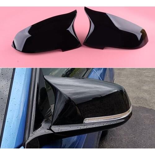 1 Pair Car Side Rear View Mirror Cover Cap Fit for BMW 5 F10 F11 F18 6 F06 F12 F13 7 F01 F02 2014 2015 51167308683 51167308684