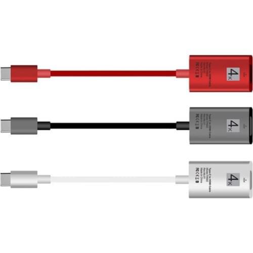 10pcs/lot Portable Male to Female USB-C USB 3.1 Type C to HDMI Converter Cable Adapter 4K 30Hz for Macbook Huawei P20 Samsung S8