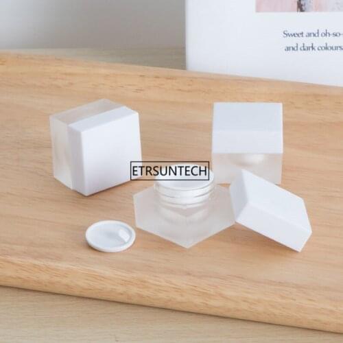 100pcs 5g Cream Jar Cosmetic Container Empty Eyeshadow Makeup Face Cream Lip Balm Pot Beauty Refillable Bottles F3872