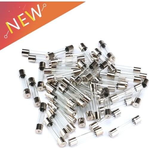 100pcs Fast-blow Glass Fuses Assorted Kit 5*20mm 250V 0.5A 1A 2A 3A 4A 5A 6A 7A 8A 10A 15A AMP Tube Fuses