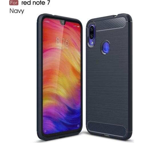 2019 TOP desinger Cases for Redmi Note7 cover Carbon Fiber soft TPU cases for Xiaomi Redmi Note7 DHL Free shipping 100pcs