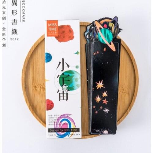 30 Pcs/Pack Various Planet Bookmark Paper Cartoon Animals Marks Book Reading Item Creative Gift for Kids Children Stationery