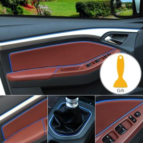 5M Car Styling Interior Decoration Strip for Toyota Corolla RAV4 Subaru XV Chevrolet Cruze Aveo sail Saab Dacia Car Accessories