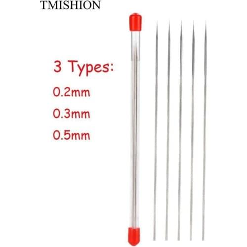 1Pcs Painting Airbrush Needle Replacement 0.2Mm 0.3Mm Strokes Spray Airbrush 0.5Mm Body Parts Nozzle Accessories Needle Bru Q9Q5