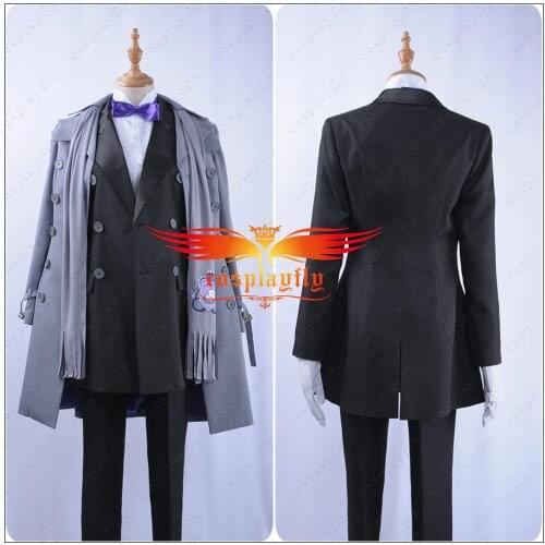 Anime Game Twisted-Wonderland The Little Mermaid Azul Ashengrotto Cosplay Costume Outfits Trench Coat Romper Hat Male Uniform